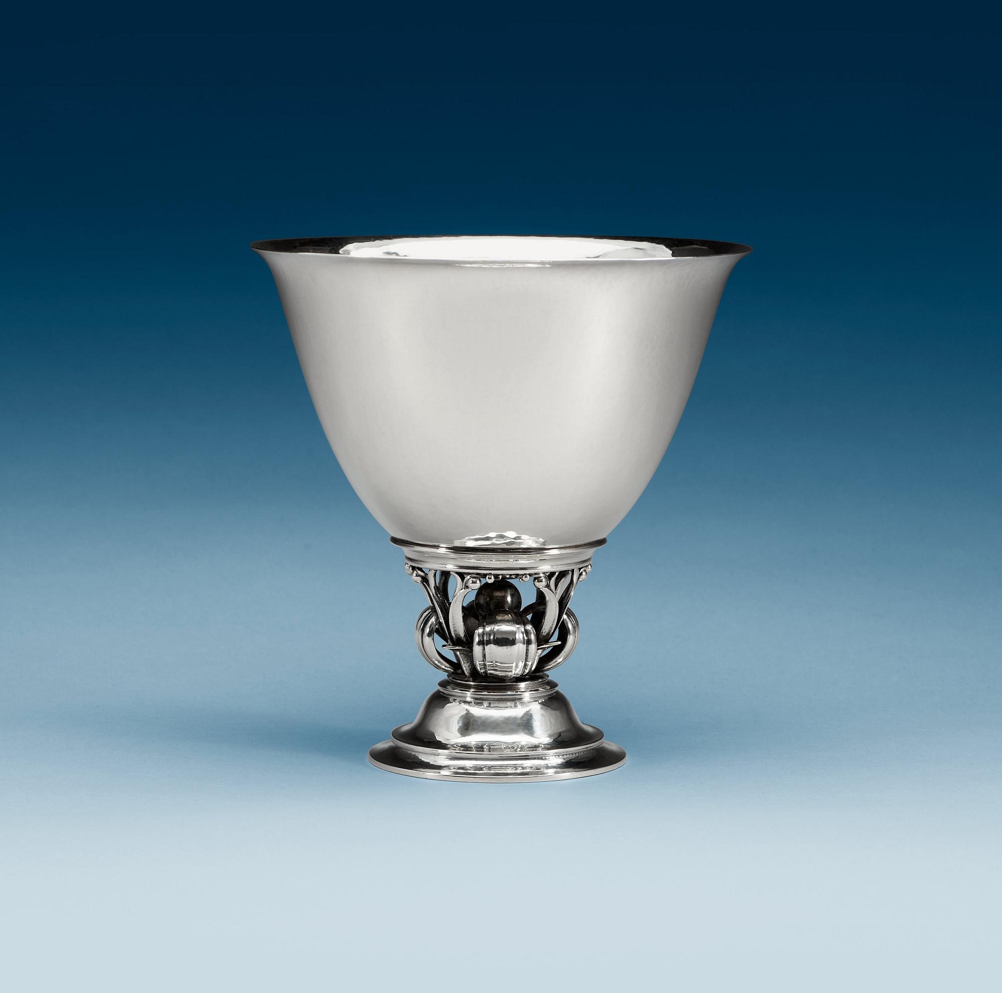 HARALD NIELSEN, skål, Georg Jensen, Köpenhamn 1925-32, sterling,