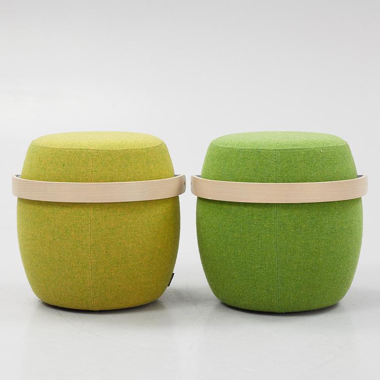 Mattias Stenberg, sittpuffar, ett par, "Carry on", Offecct.