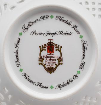 KAFFESERVIS, 41 delar, porslin, Schumann, Fyrklövern, 1900-talets andra hälft.