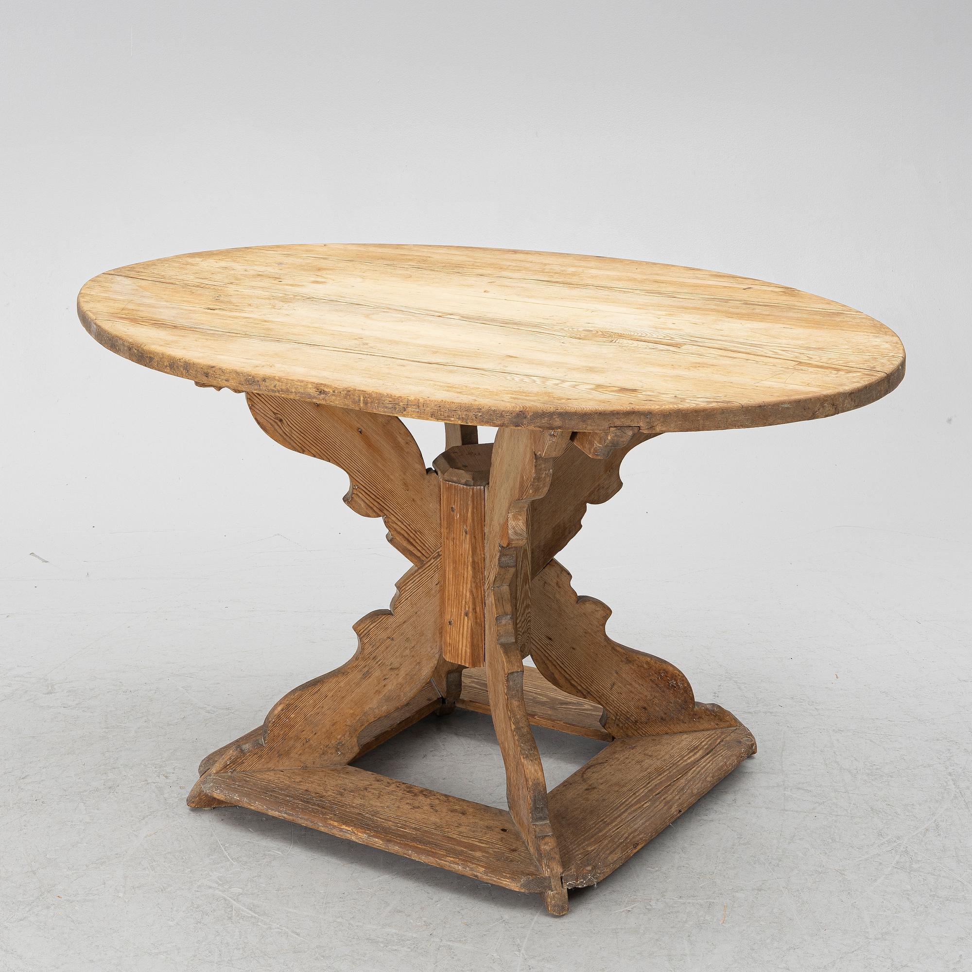 Aining table, Dalarna, 19th century.