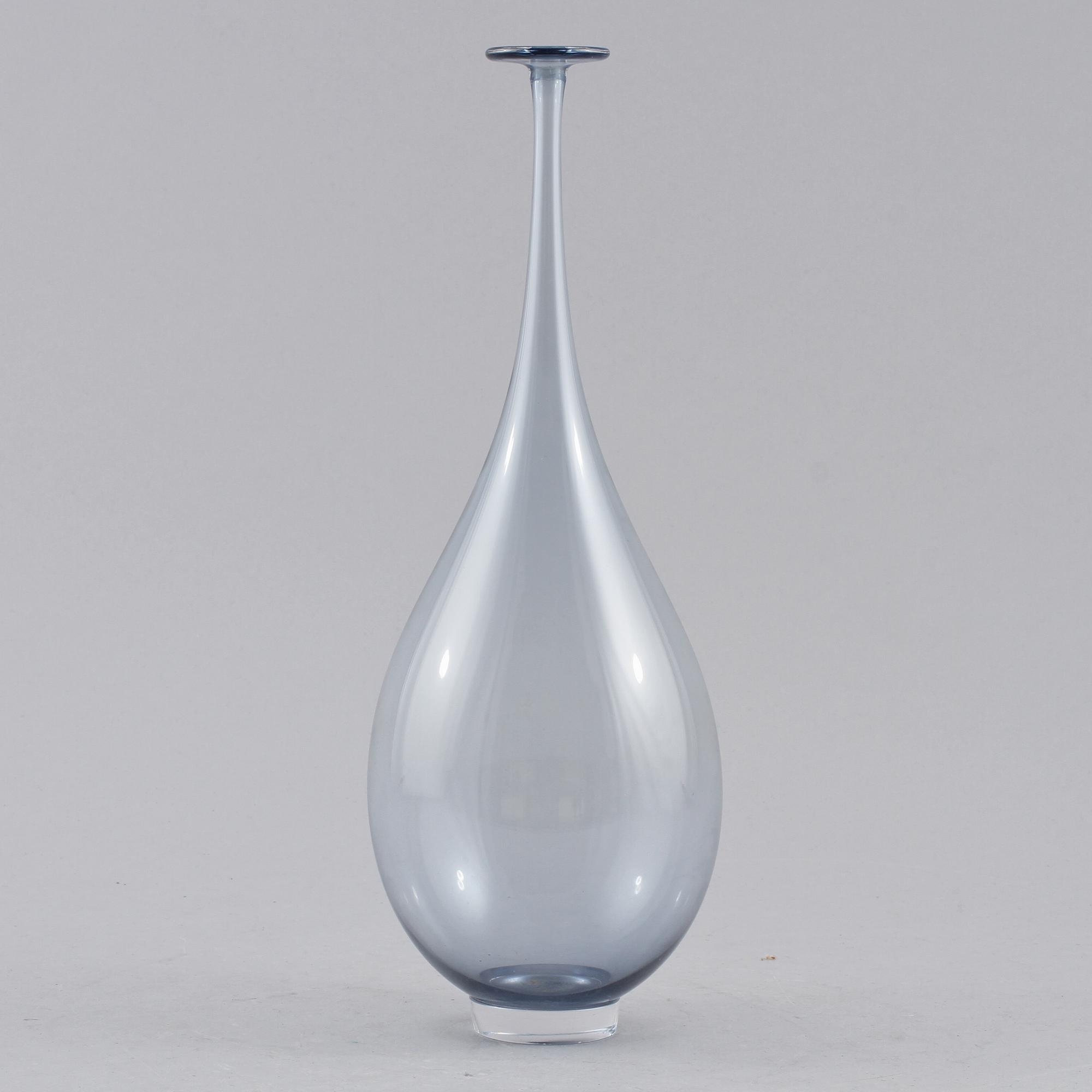 NILS LANDBERG, vas, glas, Orrefors, 1960.
