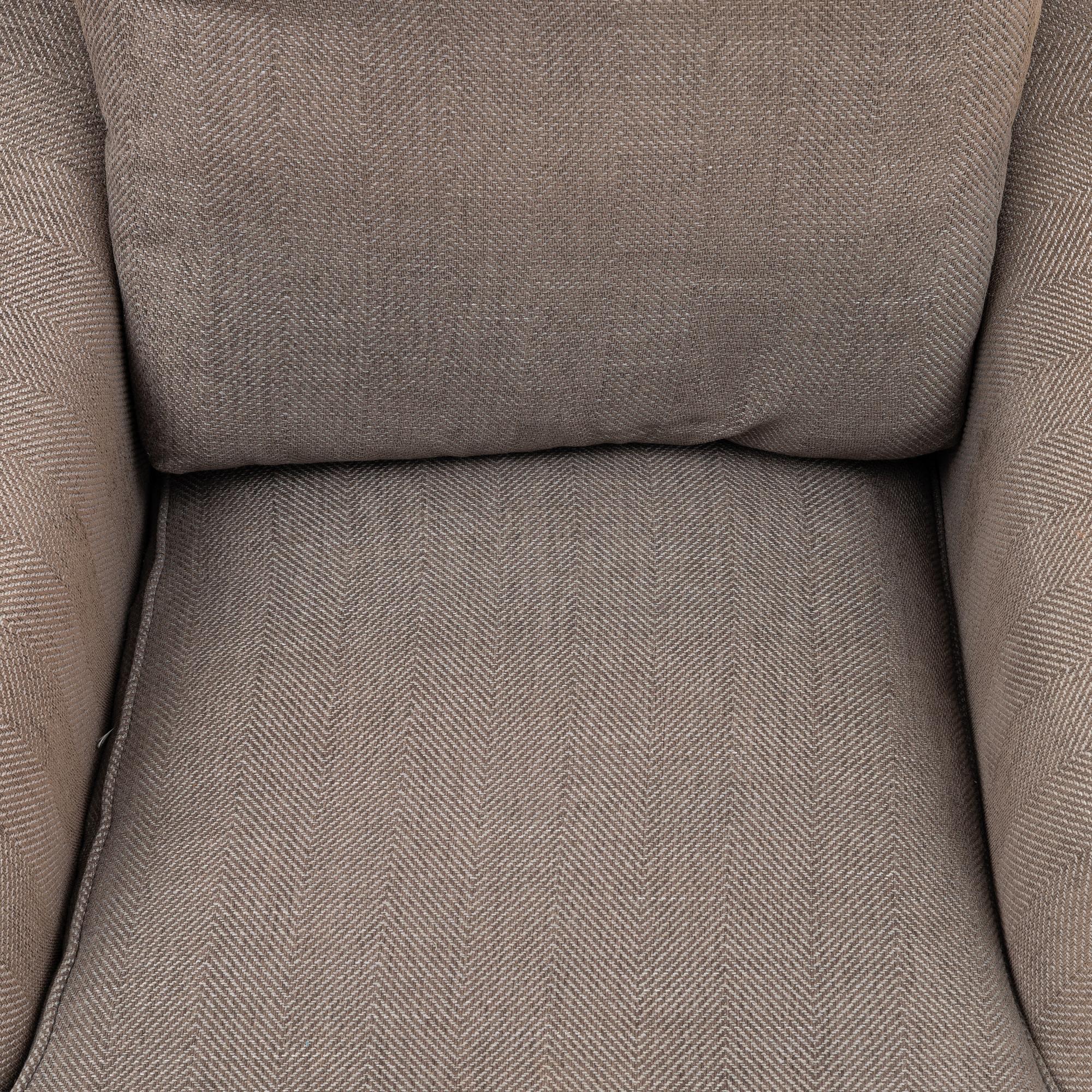 Fåtöljer med fotpallar, ett par, JIO möbler.