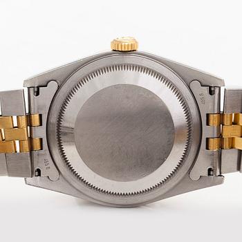 Rolex, Oyster Perpetual, Datejust, "Diamond Dial", armbandsur, 36 mm.