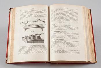 KOKBOK, "Kok-konsten som vetenskap och konst...", av Ch Emil Hagdahl, Stockholm 1891.