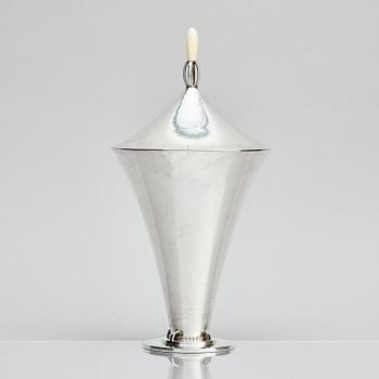 Wiwen Nilsson, a silver beaker with lid, Lund, Sweden 1927.