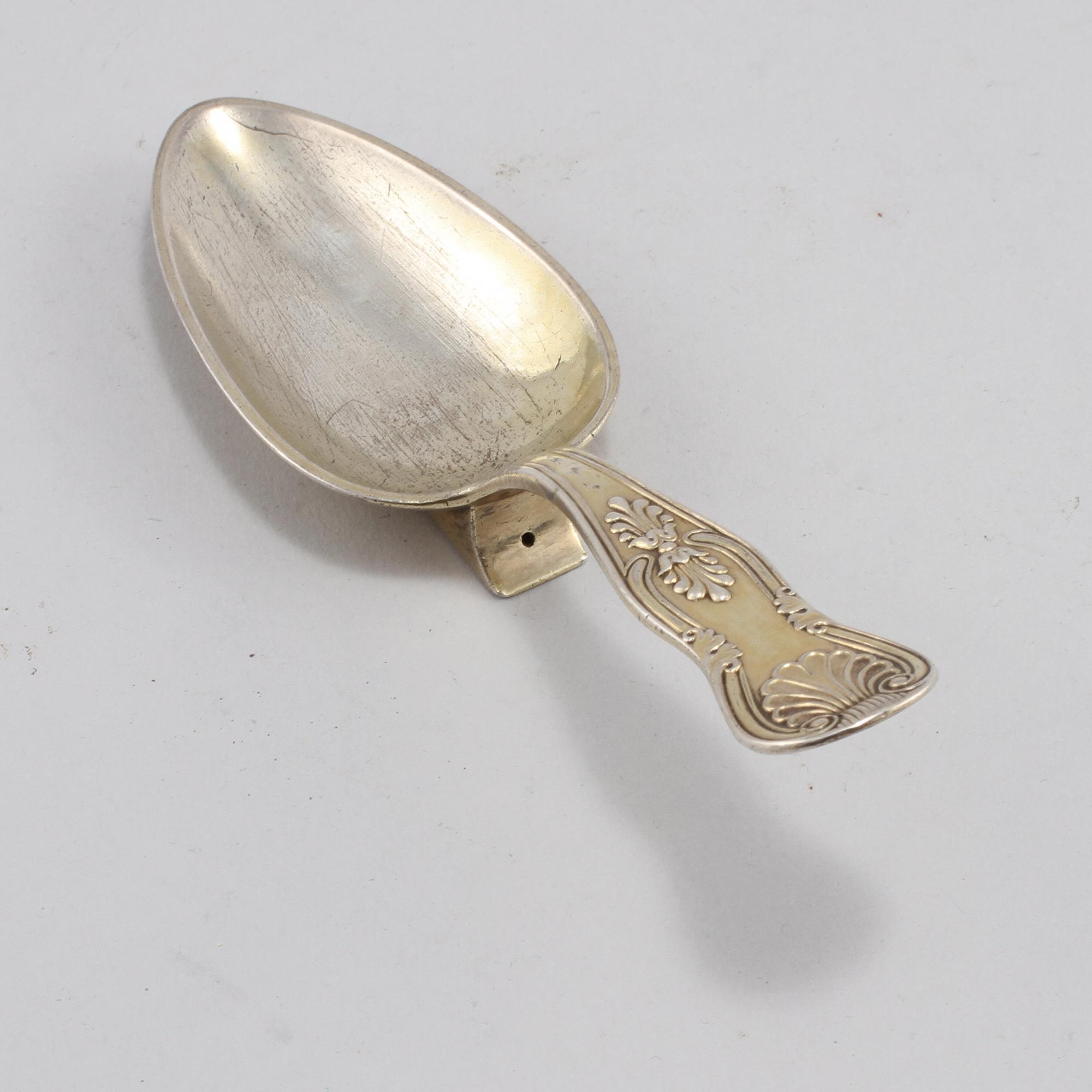 MEDICINSKED, silver, Gustaf Möllenborg, Stockholm, 1836. Vikt 70 g.