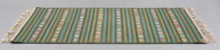 Barbro Nilsson, A CARPET, "Krusbär", tapestry weave, ca 205 x 132,5 cm, signed AB MMF BN.