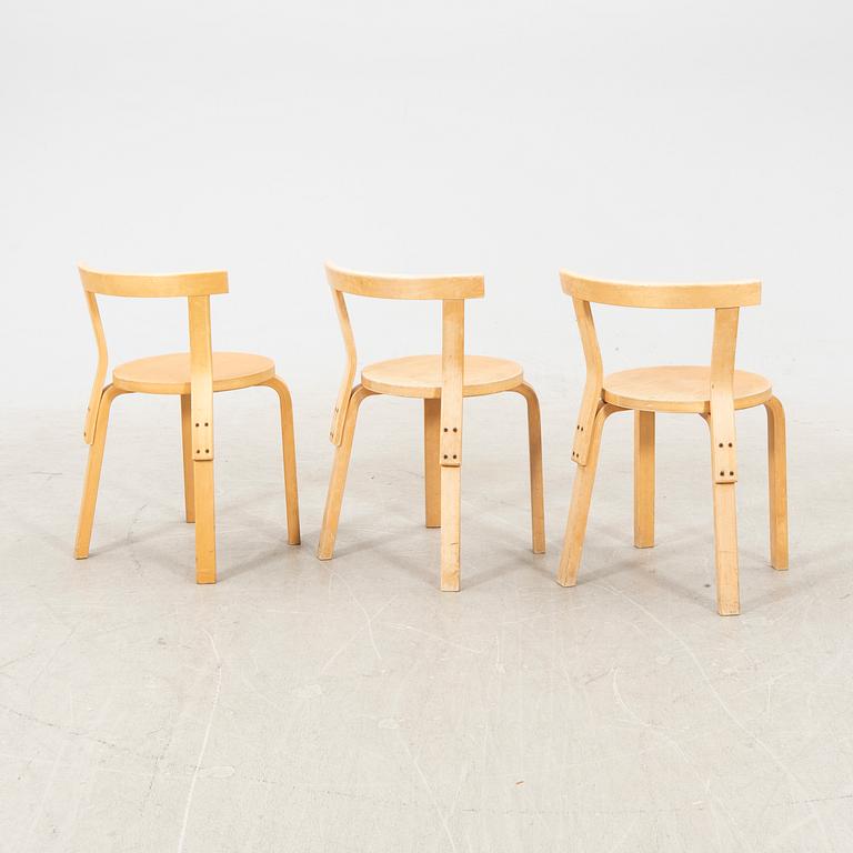 Alvar Aalto, Stolar 3 st modell 68 Artek Finland 1900-talets senare del.