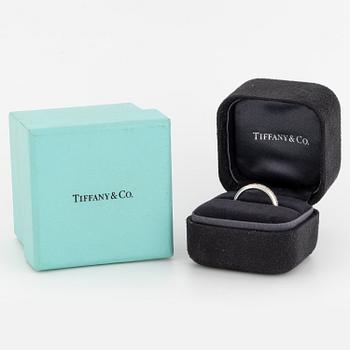 Tiffany & Co, Lucida diamond eternity band ring, platinum.