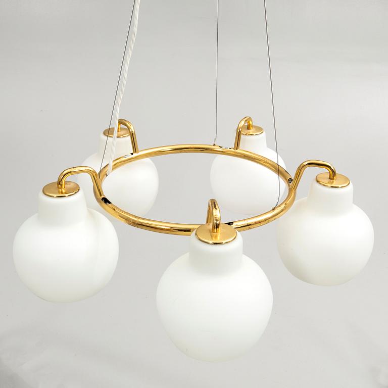 Vilhelm Lauritzen, Ceiling lamp, "VL Ring Crown 5", Louis Poulsen, Denmark.