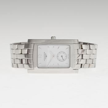 ARMBANDSUR, dam, stål "DolceVita" Longines. 2012. Originallåda, garantiekort, instruktioner.