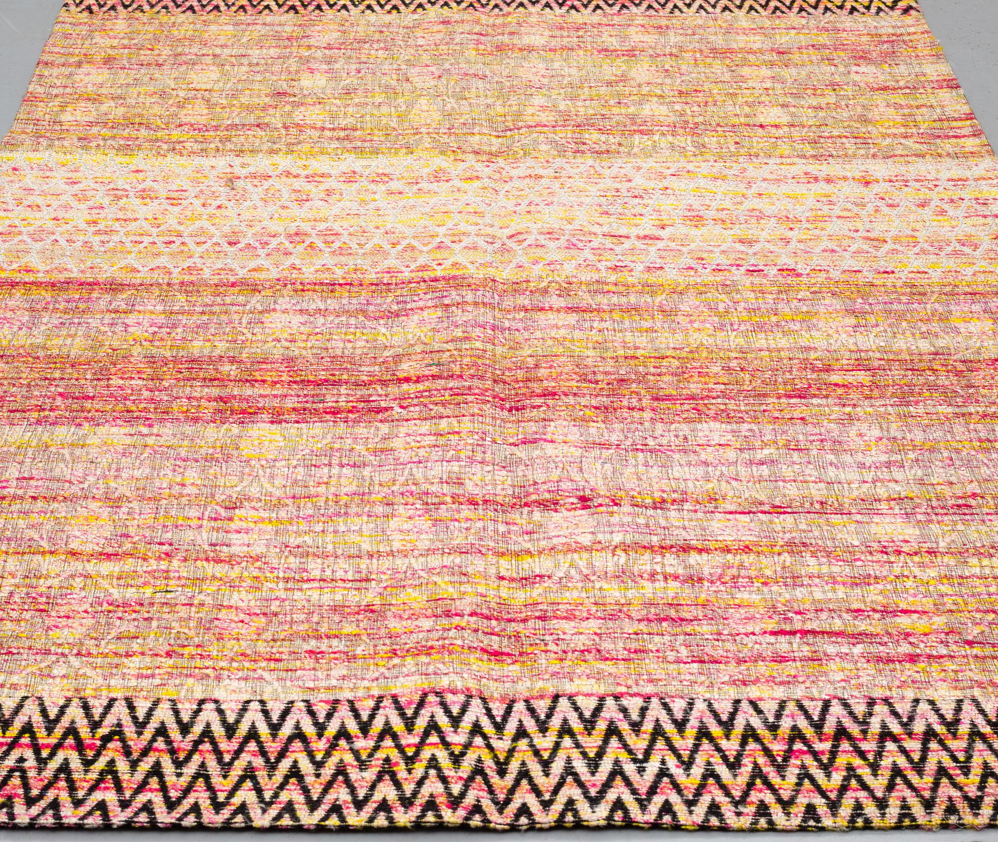 A CARPET, FLAT WEAVE, CA  240 x 170 cm.