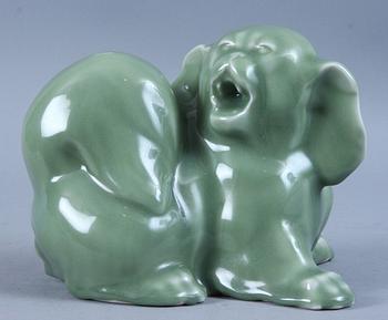 FIGURIN, porslin, Knud Kyhn, Kongl Dansk.