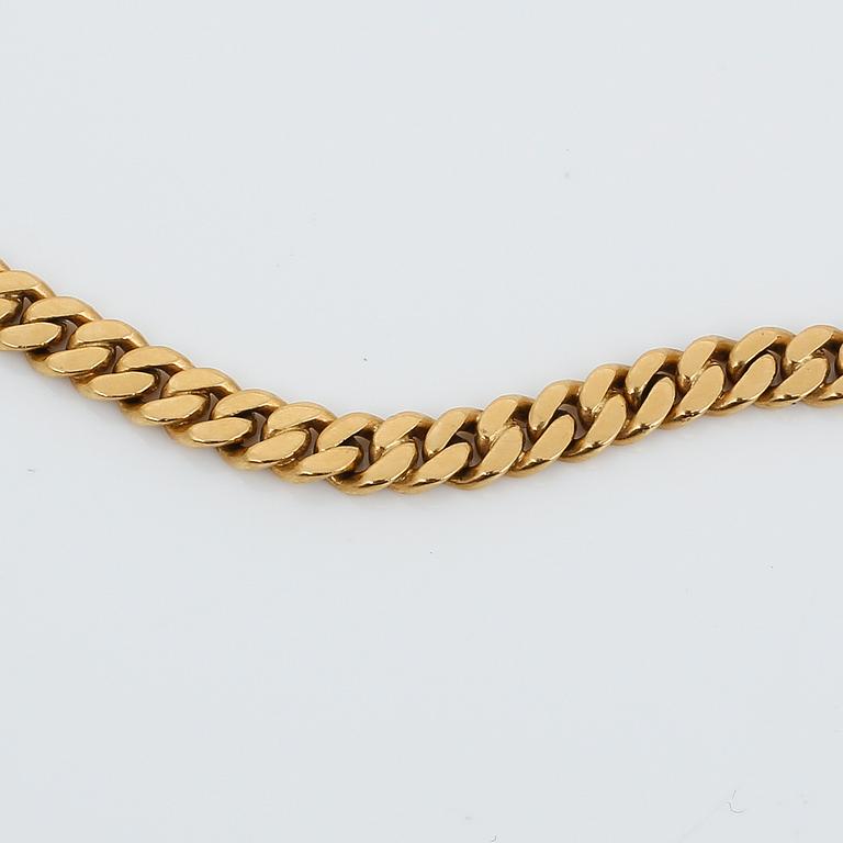 COLLIER, 18K guld, Sverige, troligen 1900-talets andra hälft . Vikt ca 7,70 g.