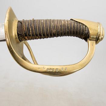 Saber, French, 1822 cavalry pattern.