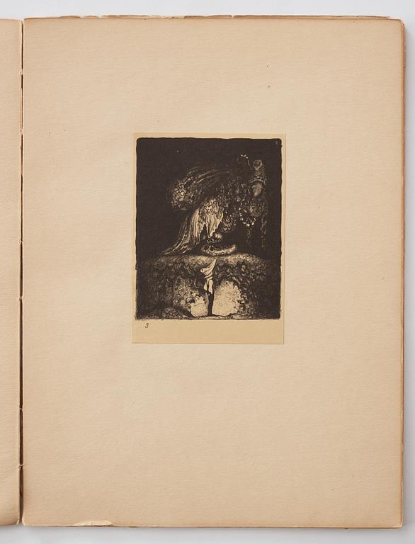 John Bauer, "Troll" 10 litografier i mapp/bok.