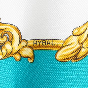 Hermès, scarf, "Carriages D'Or".