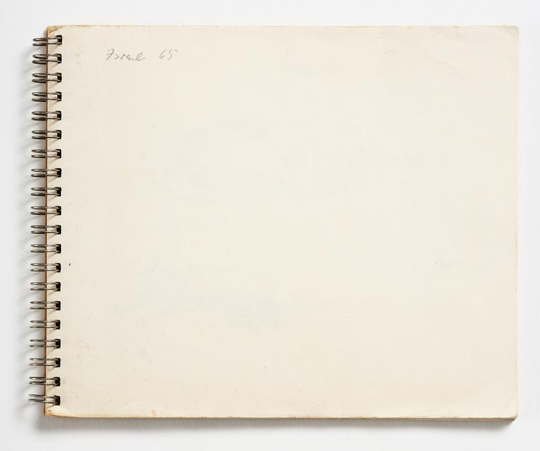 Lotte Laserstein, 4 skissböcker med blyertsteckningar.