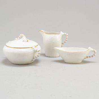 ALF WALLANDER, a 3-piece porcelain set of "Trollslända", Rörstrand early 20th century.