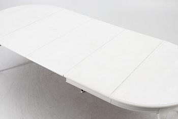 Matbord, 8 stolar, senbarockstil, 1900-tal.