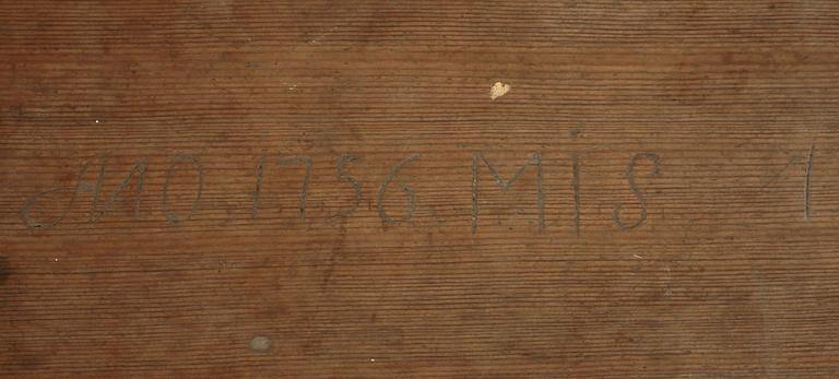 BOCKBORD, märkt 1756.