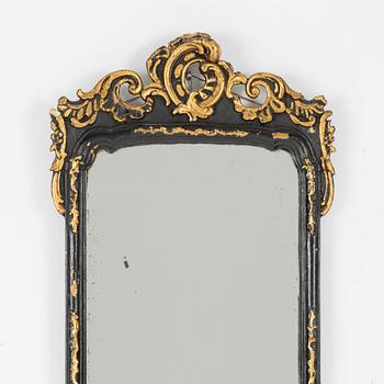 Spegel med konsolbord, nyrokoko, 1800-talets andra hälft.