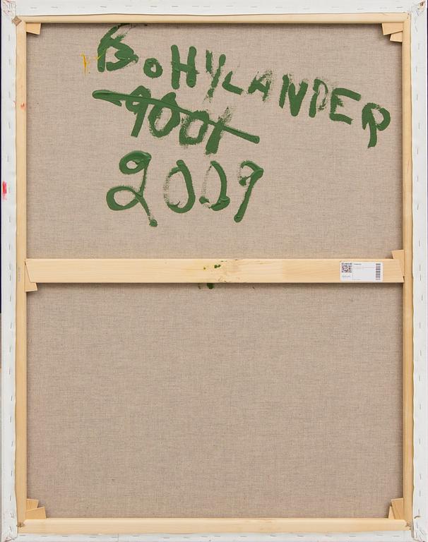Bo Hylander, oil on canvas signed and dated 2009.