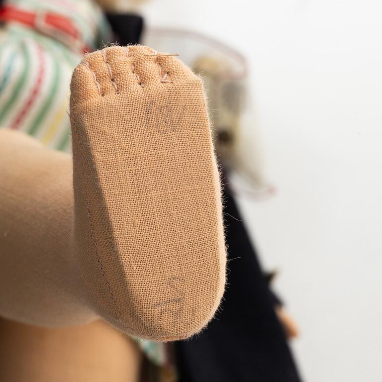 Dolls, two pieces, Käthe Kruse-like, likely Germany, 1930s/40s.