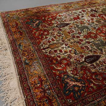 MATTA, Kayseri, part silk, old, 224 x 150 cm.