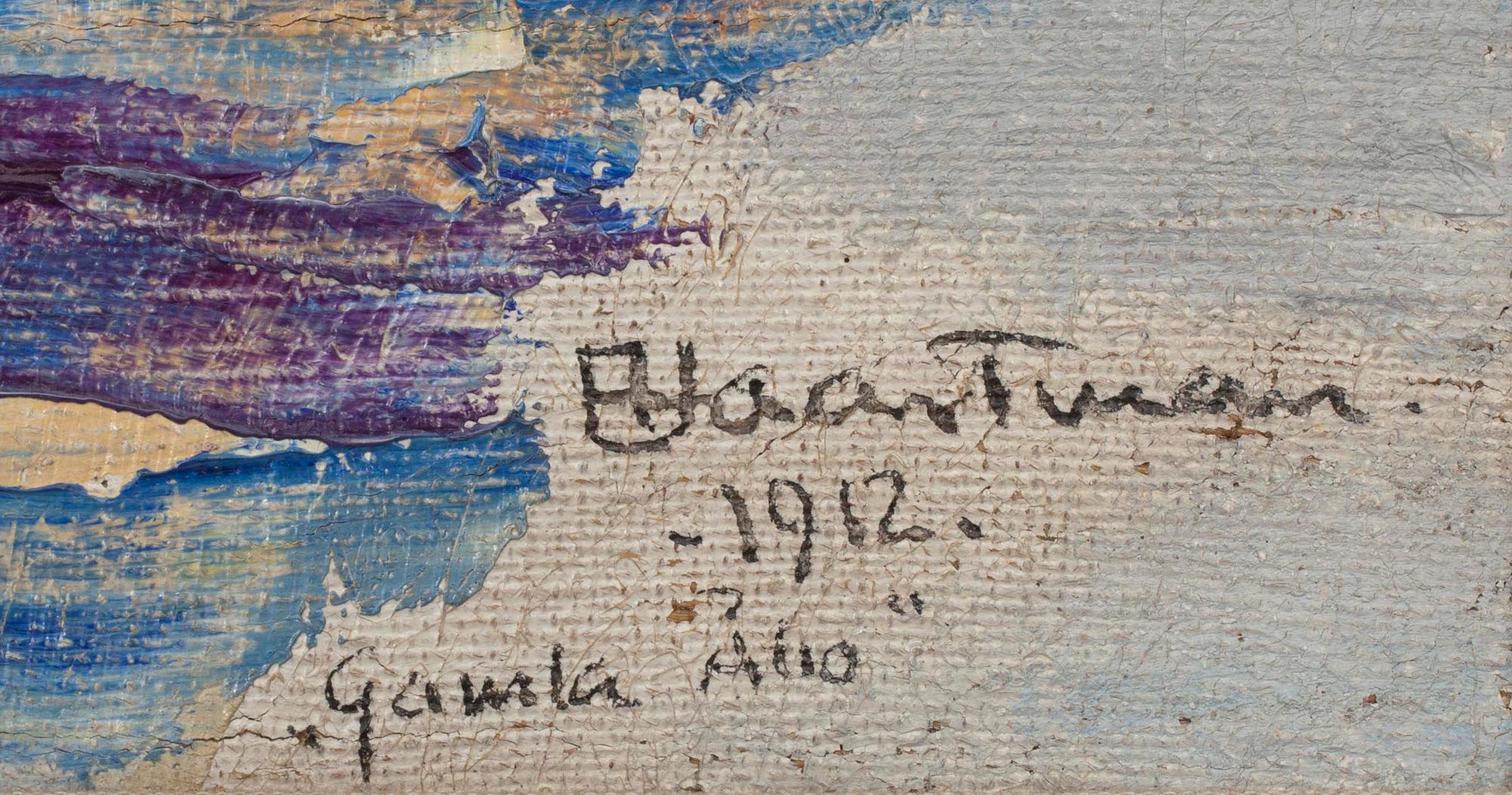 AXEL HAARTMAN, öljy kankaalle, signeerattu ja päivätty 1912.
