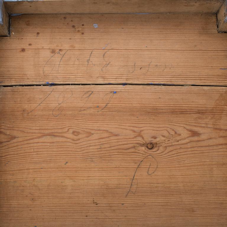 STOLAR, 5 stycken, provinsarbeten i barock, 1700-/1800-tal.