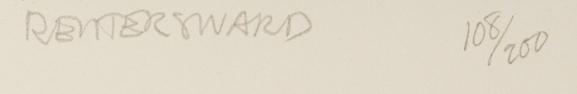 Carl Fredrik Reuterswärd, färglitografi. Signerad och numrerad 108/200.