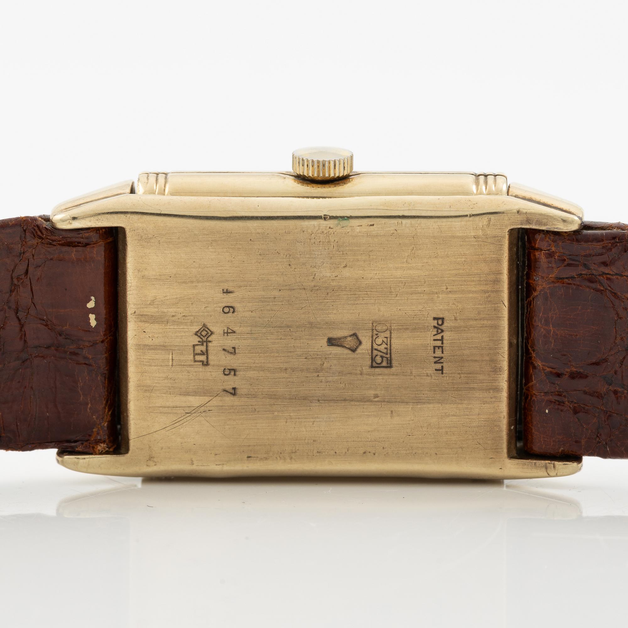 Jaeger-LeCoultre, Reverso, "Favre Leuba", wristwatch, 22.5 x 32.5 (38) mm.