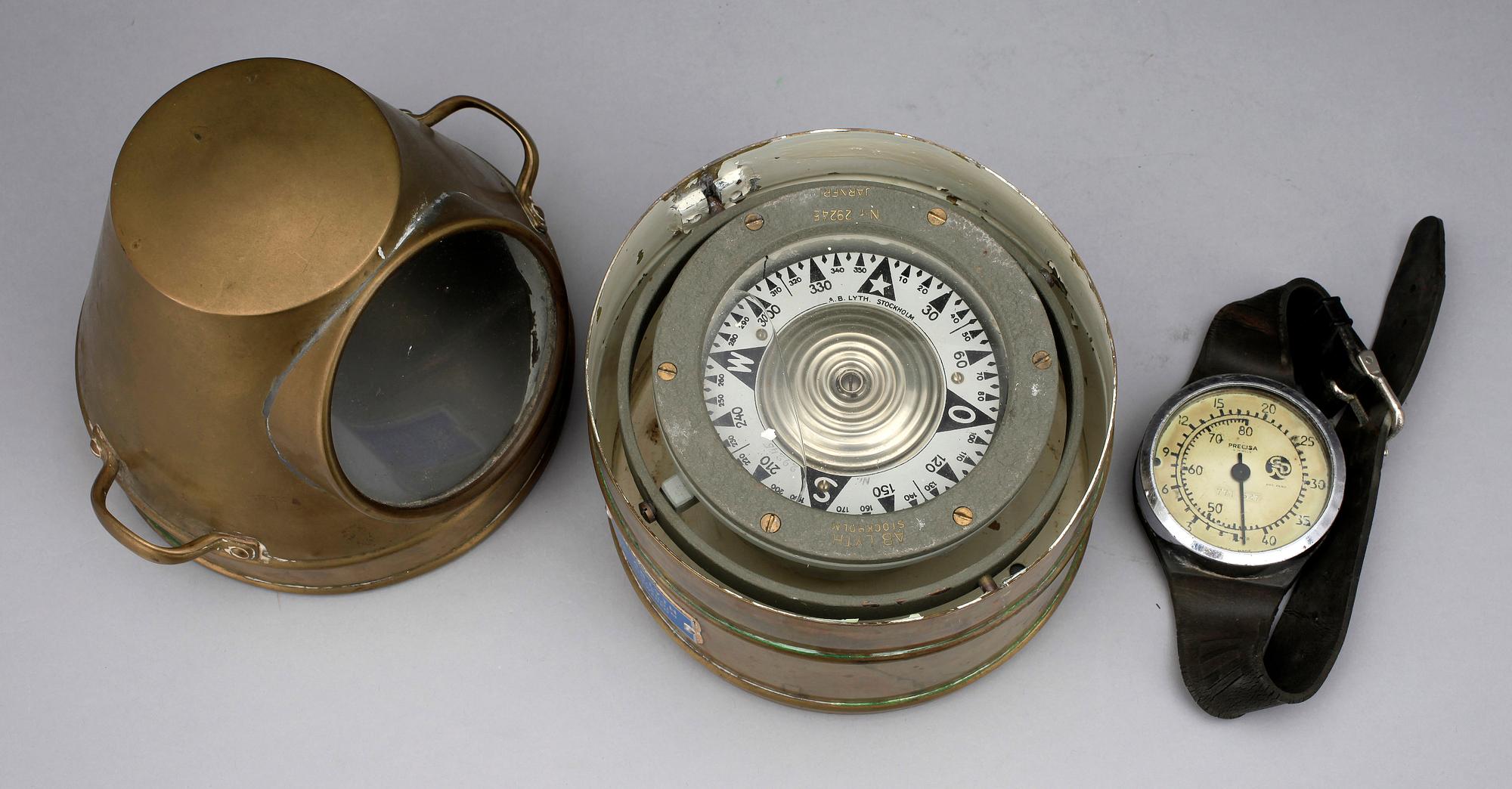NAKTERHUS, mässing, AB Lyth Stockholm, Sweden, 1900-talets mitt.