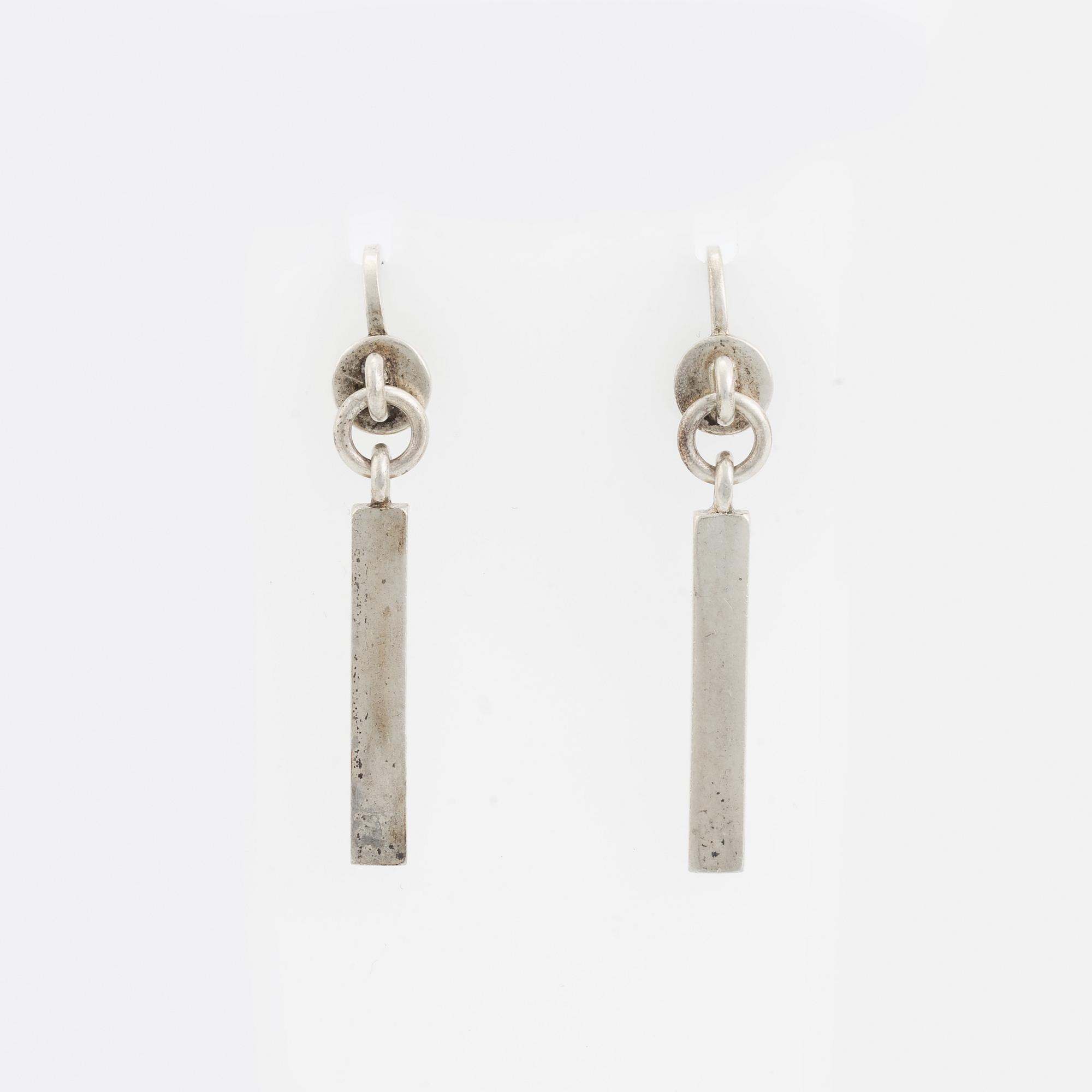 Wiwen Nilsson, silver earrings.