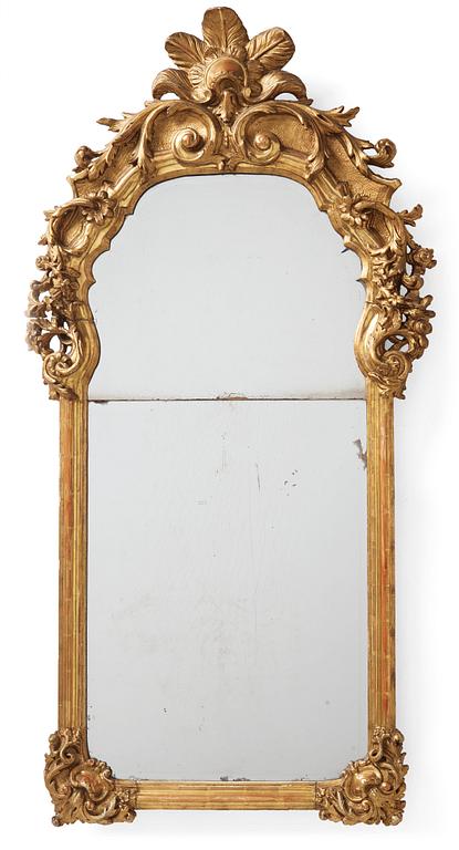 A presumably German Rococo mirror.