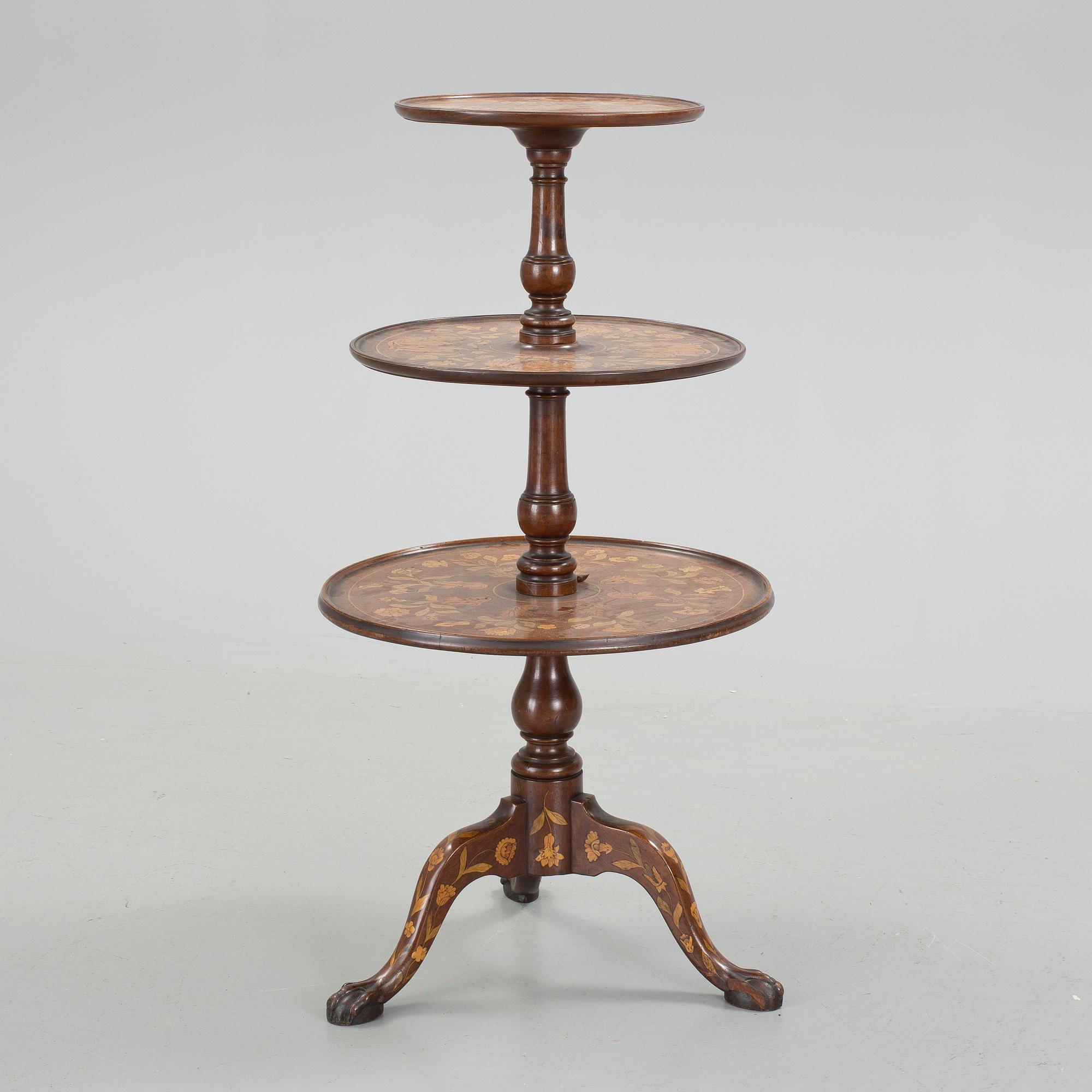 BORD/DUMB WAITOR/SERVANT, Holländsk/Engelsk stil, 1800-tal.
