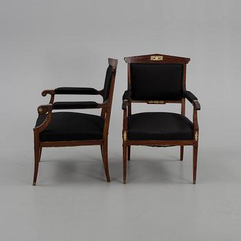 KARMSTOLAR, empirestil, 1900-talets början.