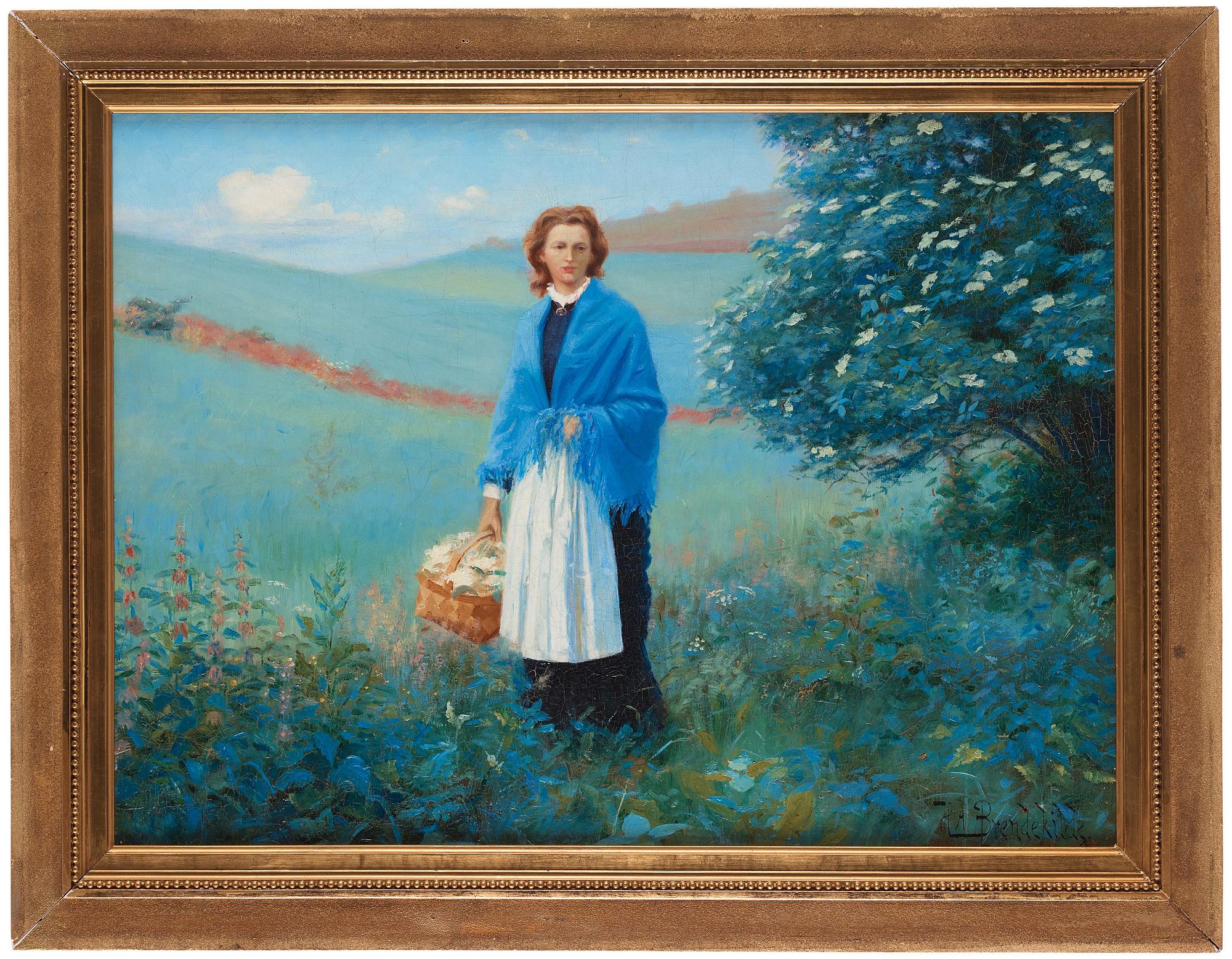 Hans Andersen Brendekilde, Blomsterplockning.