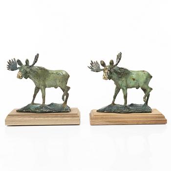 Torbjörn Forsberg, Moose bulls, 2 pcs.