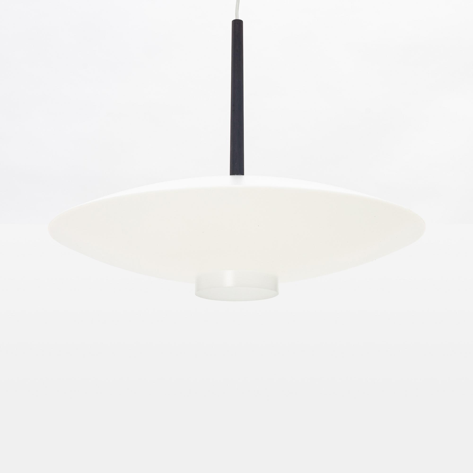 Uno & Östen Kristiansson, taklampa, "Discus", Luxus, Vittsjö, 1960-tal.