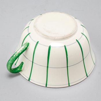 An earthenware tableware set of 62 pcs, 'Spaljé', designed by Wilhelm Kåge for Gustavsberg, around mid 20th century.