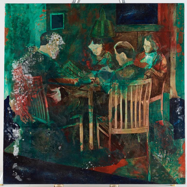 MICHAEL JOHANSSON, olja på duk, sign o dat á tergo 1987.