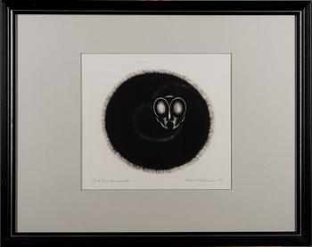 FRANS TOIKKANEN, mezzotint, signerad, daterad -77 och numrerad Tpl'a 5/50.