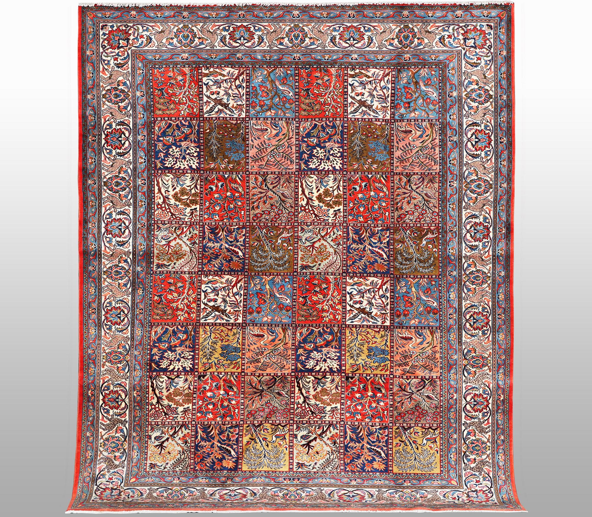 A carpet, Qum, ca 336 x 248 cm.