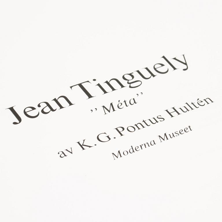 JEAN TINGUELY, one original drawing signed and dated no 6 1972 a tergo also included a vinyl-single record.