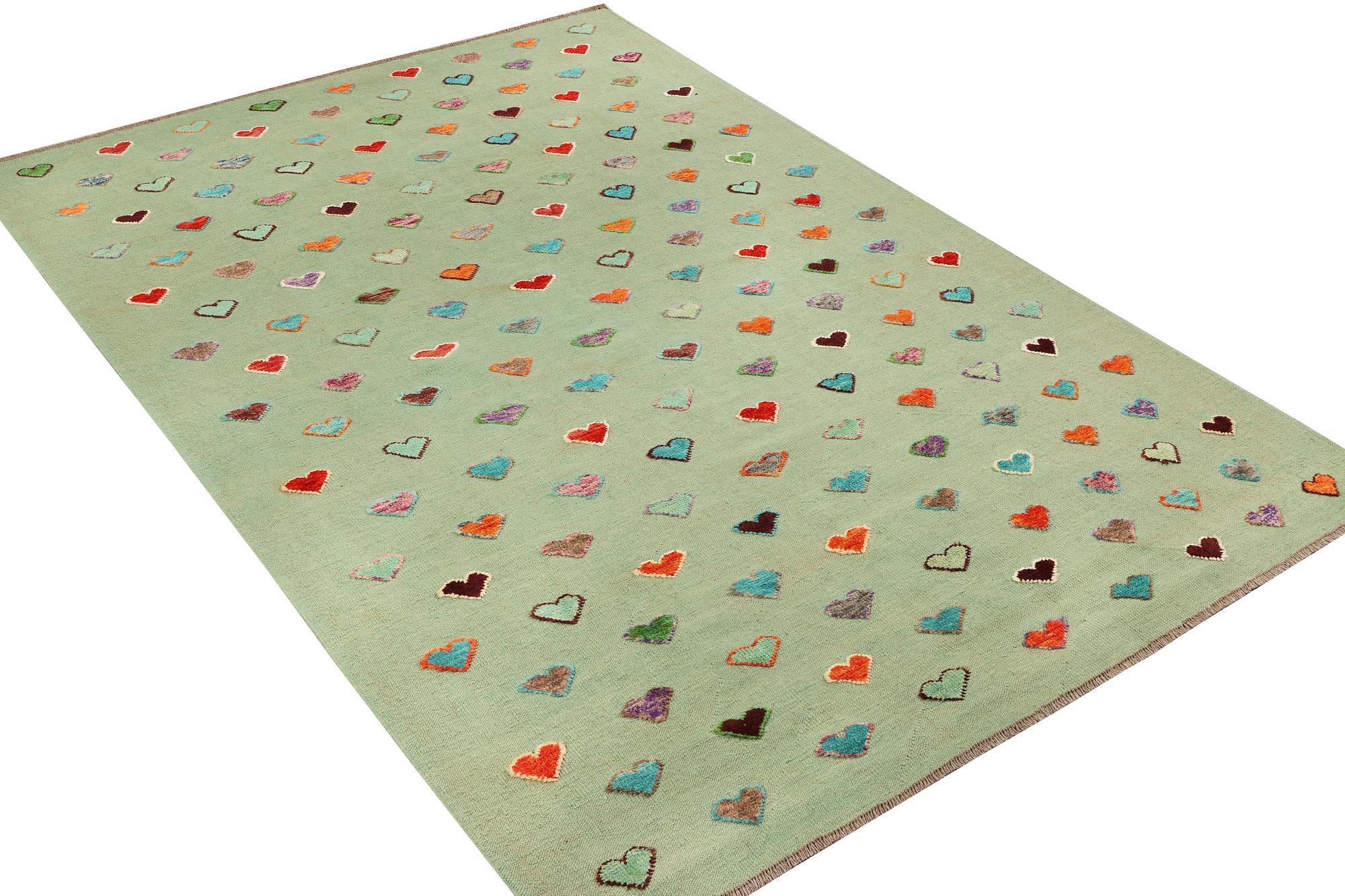 An Afghan kelim carpet, c. 295 x 204 cm.