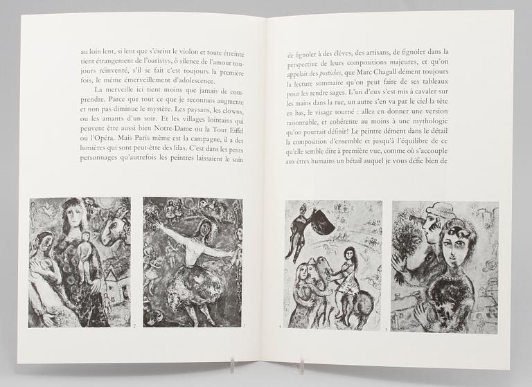 HÄFTE, "Derrière le miroir - Chagall", Maeght, Paris, 1972.
