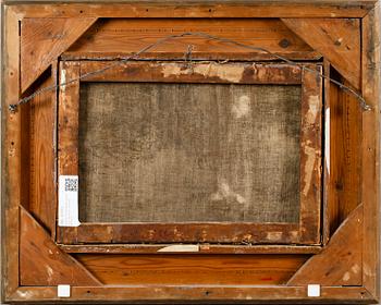 OKÄND KONSTNÄR, olja på duk, signerad L Caracler, 1800-tal.