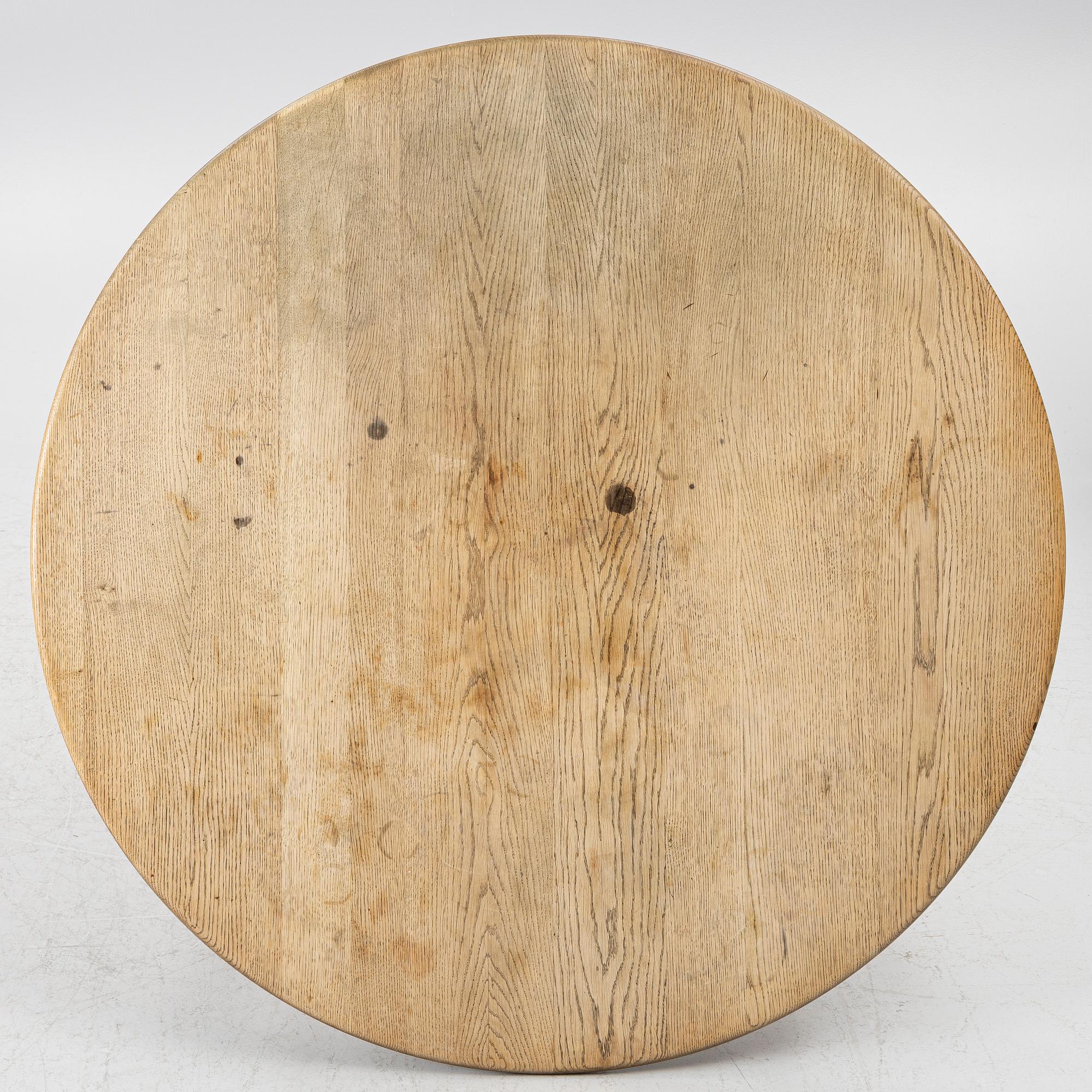 Hans J. Wegner, dining table, Andreas Tuck, Denmark, 1960s.